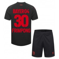 Maglie da calcio Bayer Leverkusen Jeremie Frimpong #30 Prima Maglia Bambino 2023-24 Manica Corta (+ Pantaloni corti)